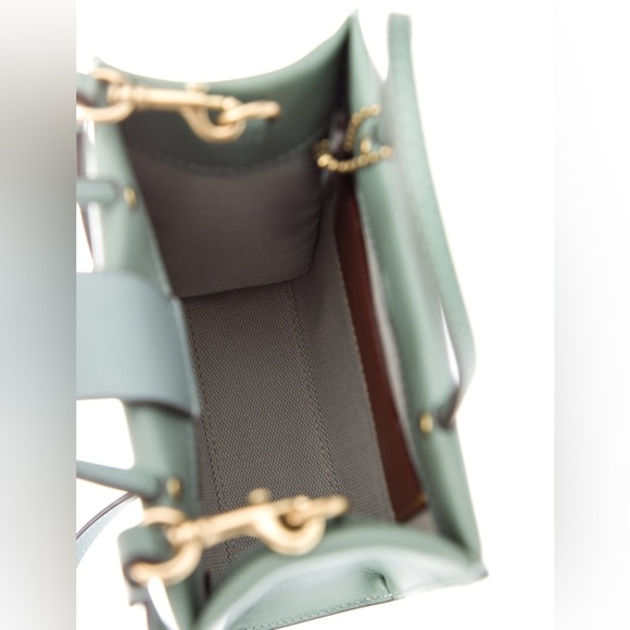 COACH Mini Cashin Tote in Sage NWT - Picture 3 of 6